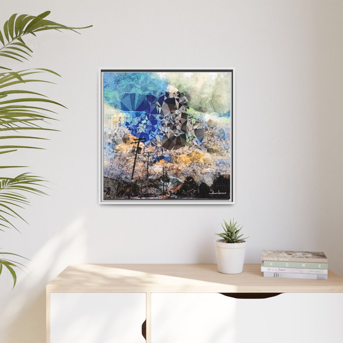 Storms - Gallery Canvas Wrap, Square Frame