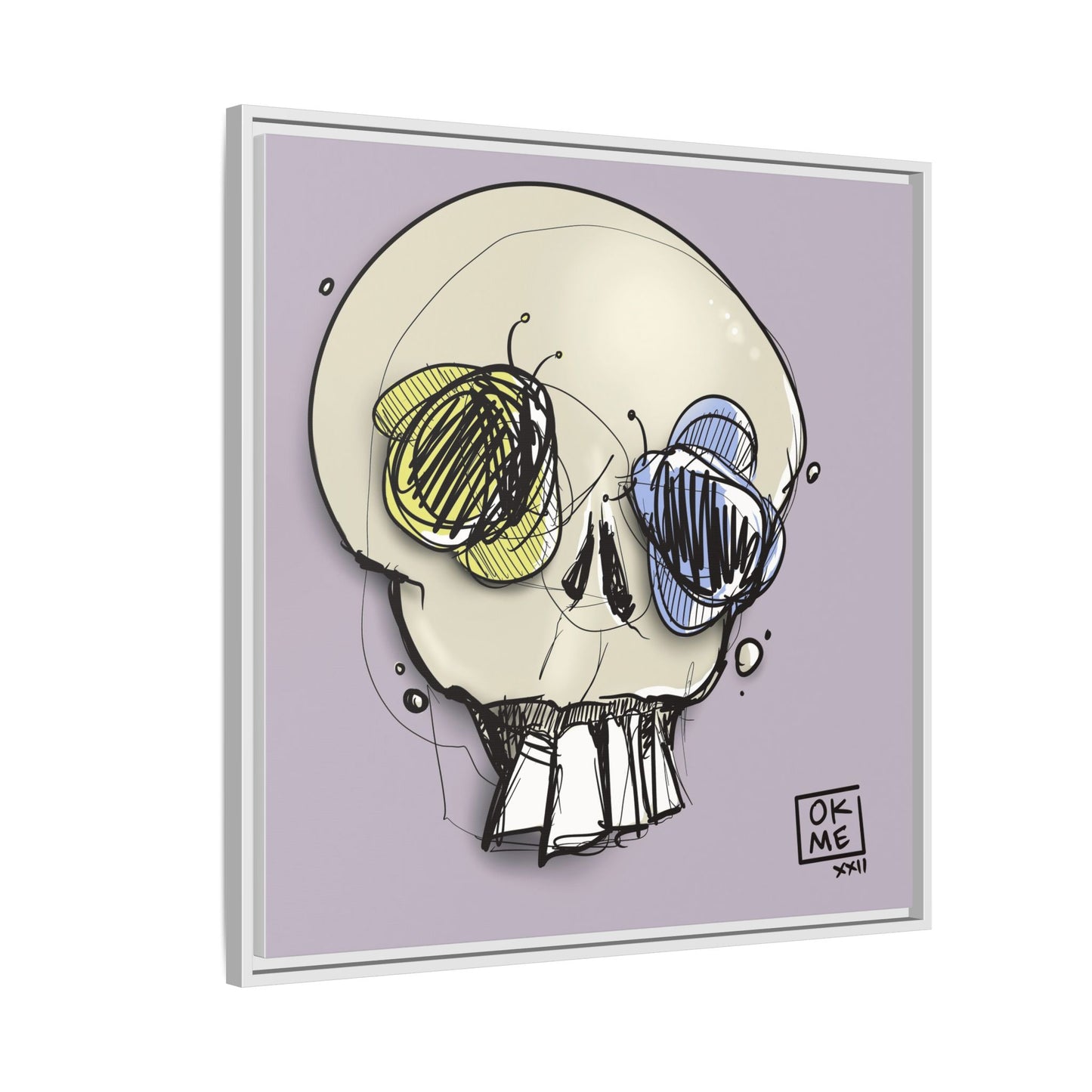Pearl - Gallery Canvas Wrap, Square Frame