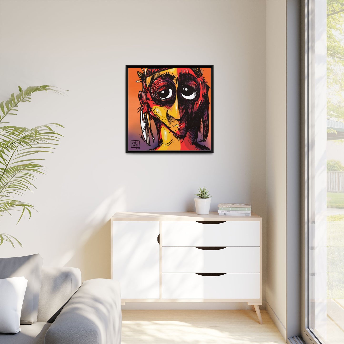 Serf - Gallery Canvas Wrap, Square Frame
