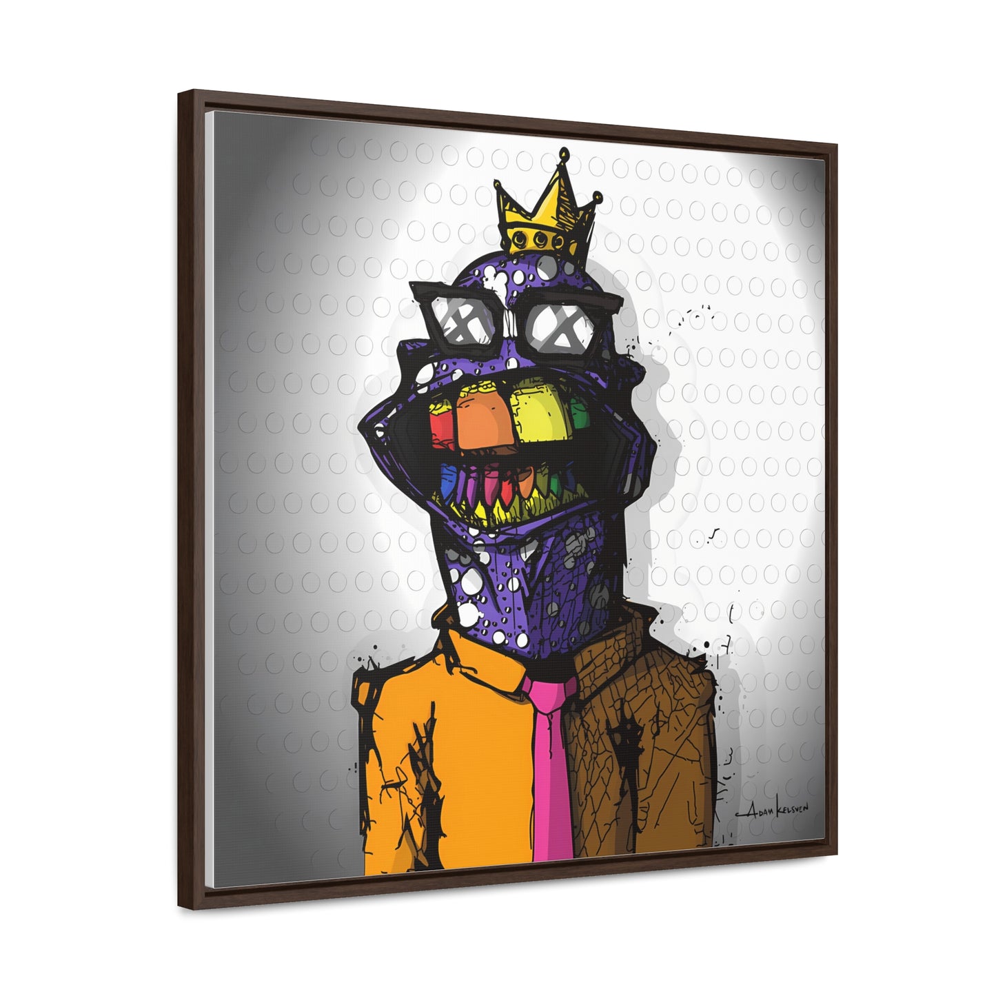 Creep #177 - Gallery Canvas Wraps, Square Frame