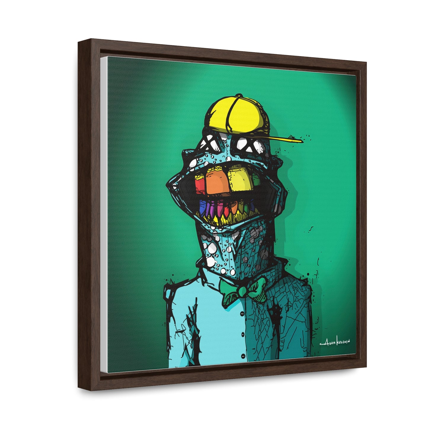 Creep #317 - Gallery Canvas Wraps, Square Frame