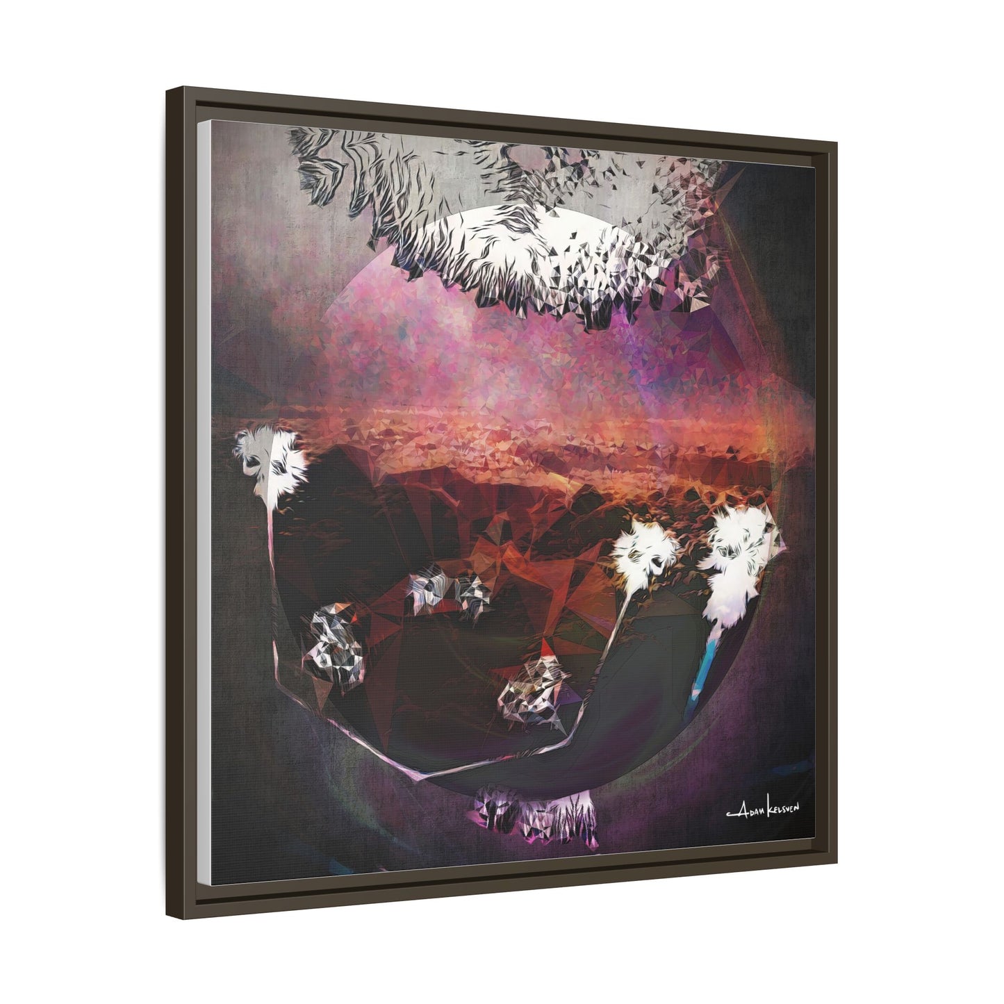 Bunny - Gallery Canvas Wrap, Square Frame