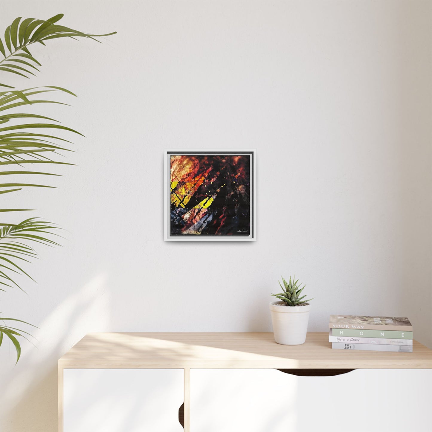 Fjords - Gallery Canvas Wrap, Square Frame