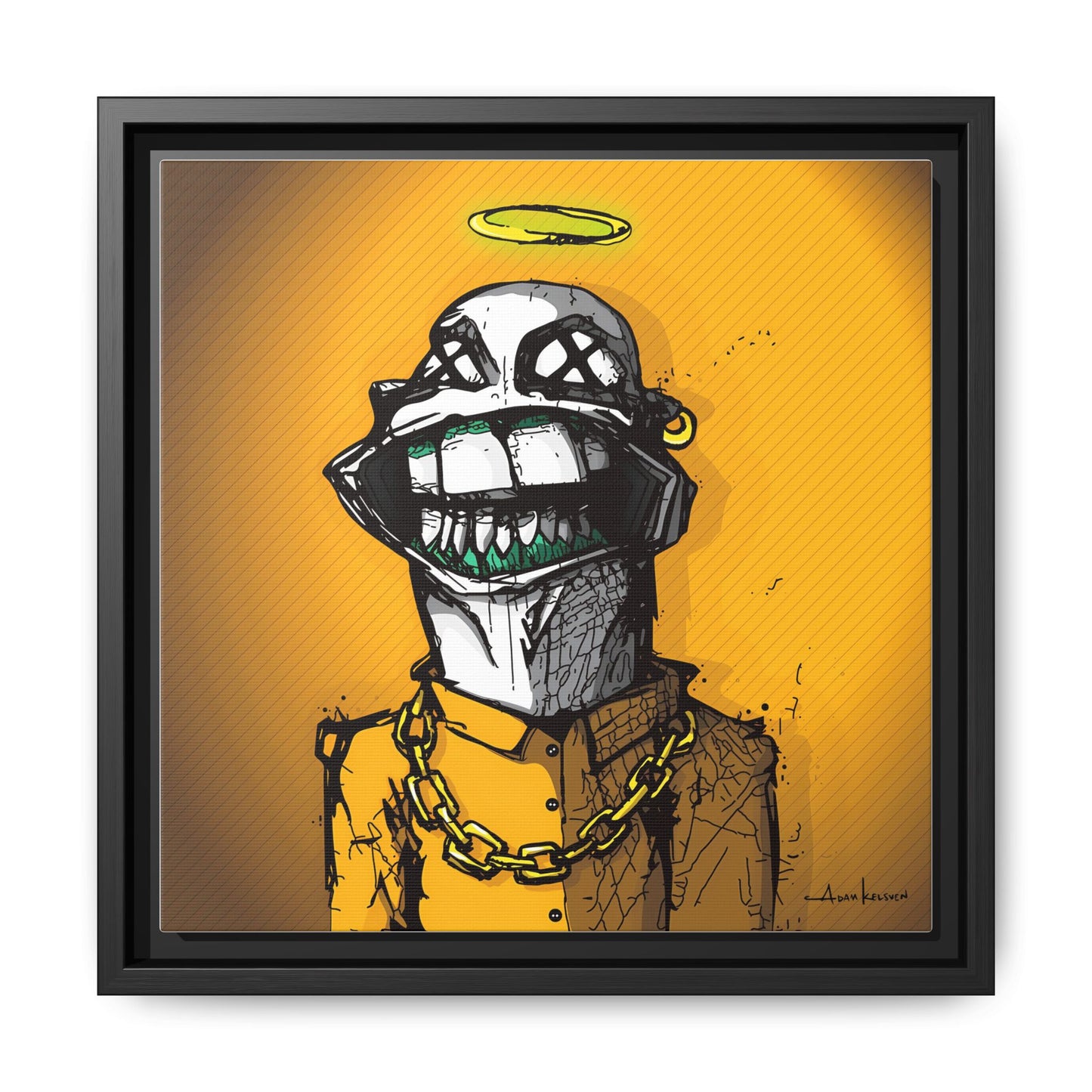 Creep #139 - Gallery Canvas Wraps, Square Frame