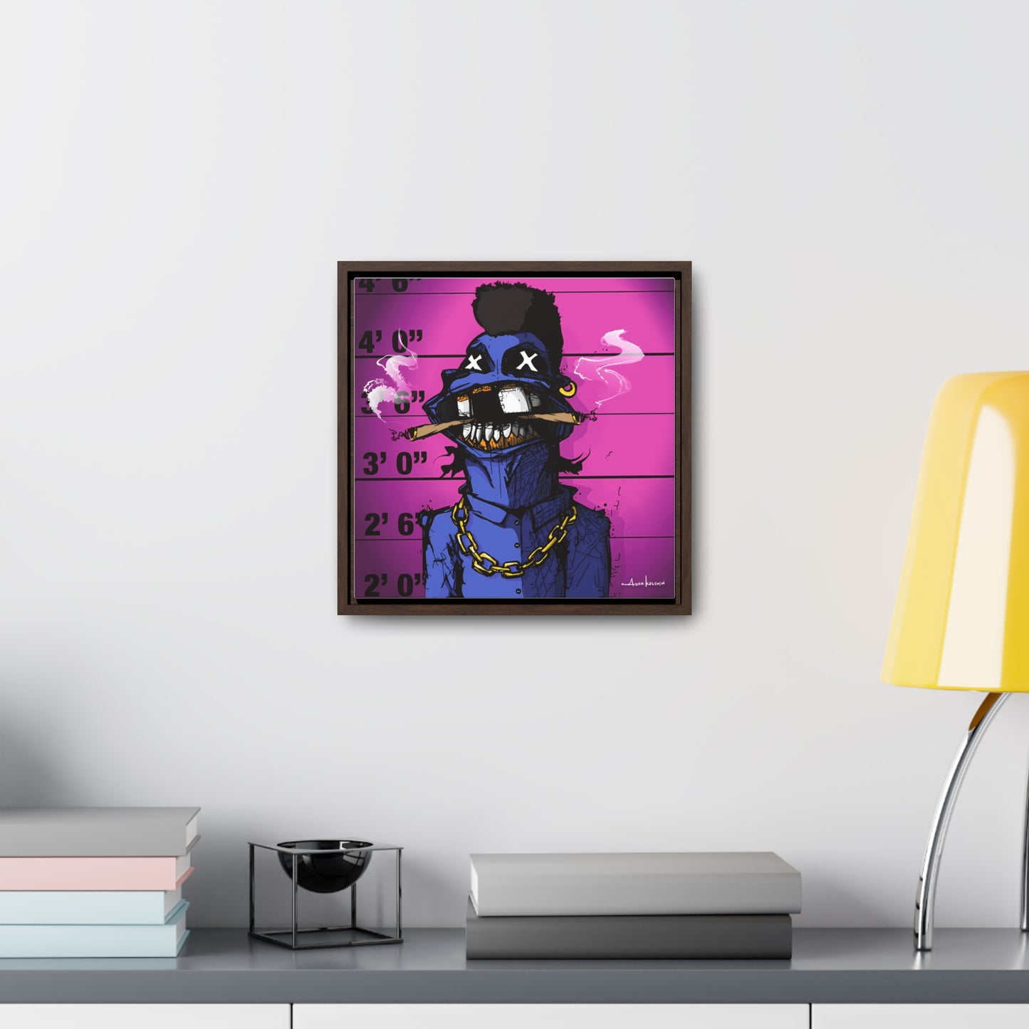 Creep #326 - Gallery Canvas Wraps, Square Frame