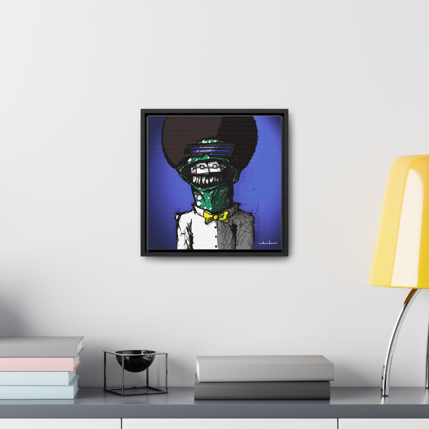 Creep #159 - Gallery Canvas Wraps, Square Frame