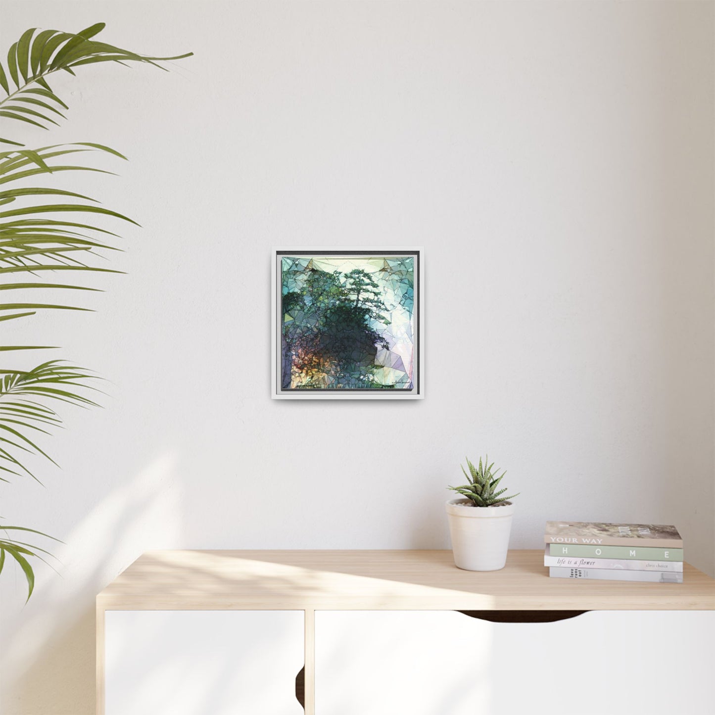 Dude, Bonsai - Gallery Canvas Wrap, Square Frame
