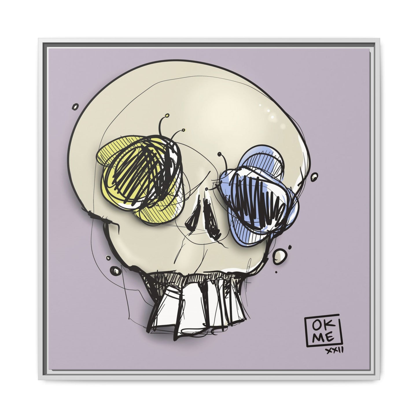 Pearl - Gallery Canvas Wrap, Square Frame