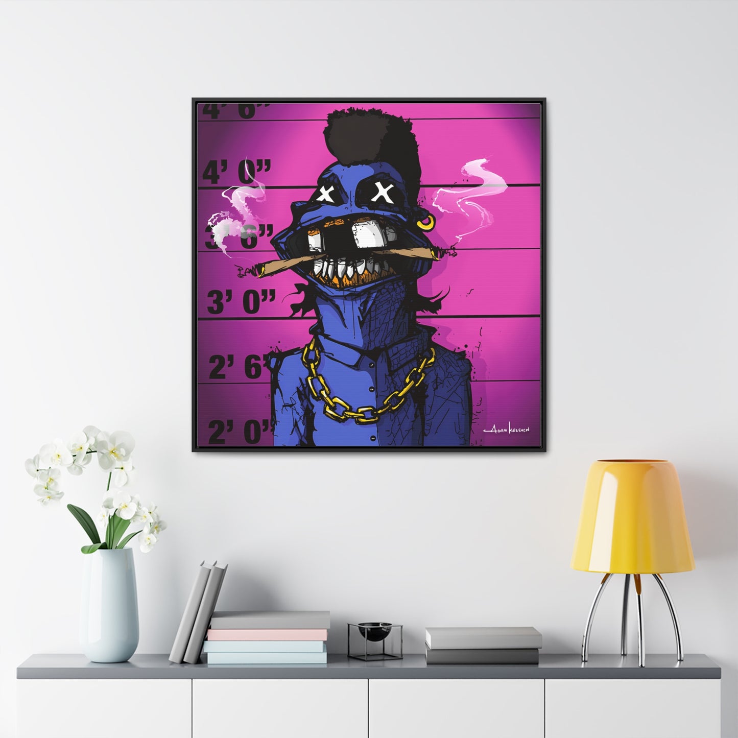 Creep #326 - Gallery Canvas Wraps, Square Frame