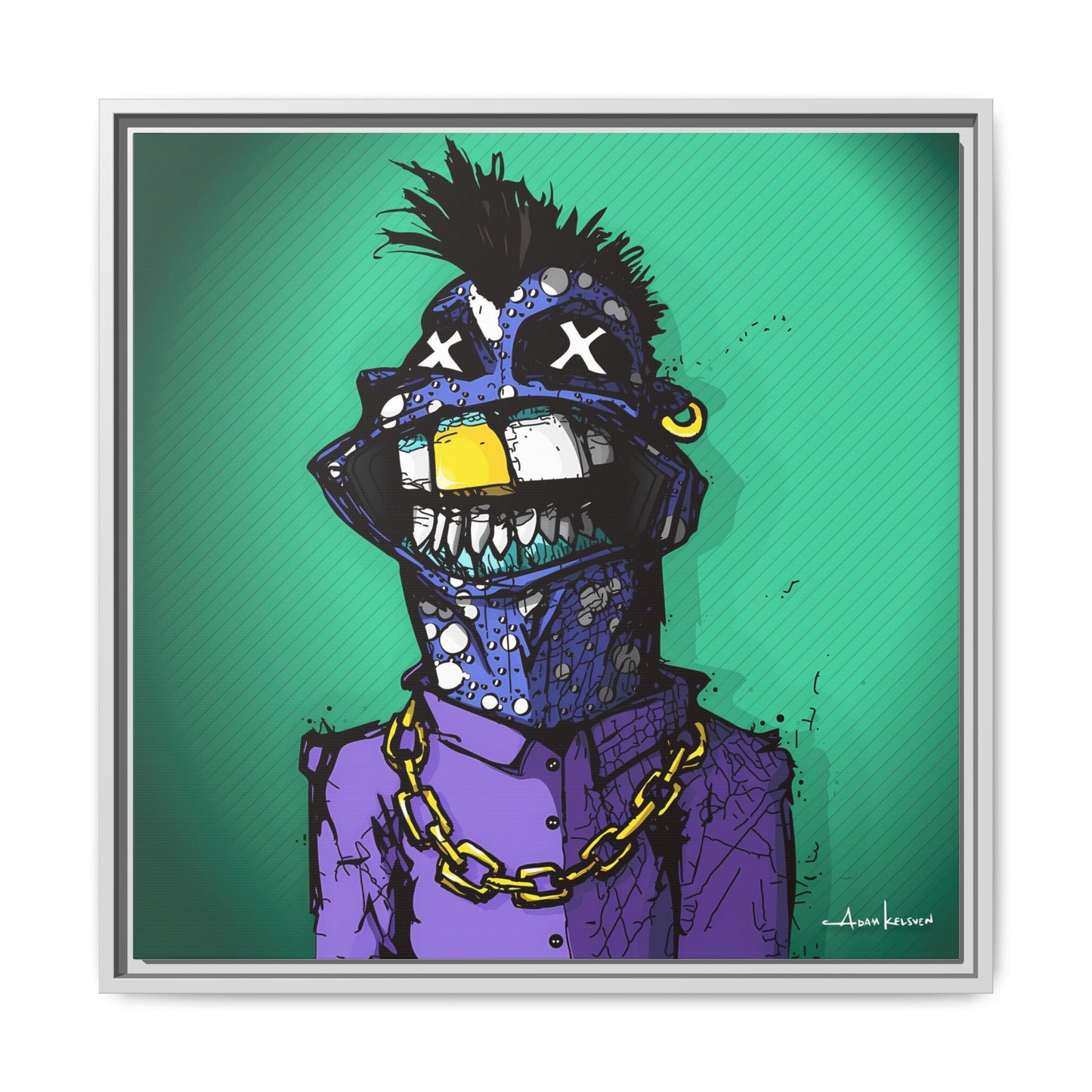 Creep #169 - Gallery Canvas Wraps, Square Frame