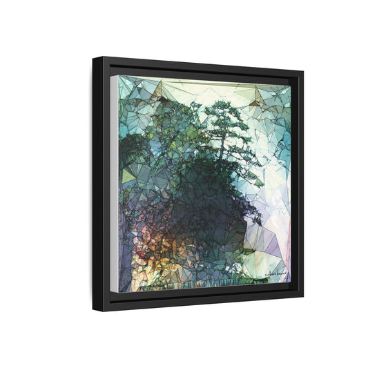 Dude, Bonsai - Gallery Canvas Wrap, Square Frame