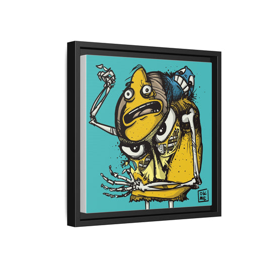 Potato Chip Bag - Gallery Canvas Wrap, Square Frame