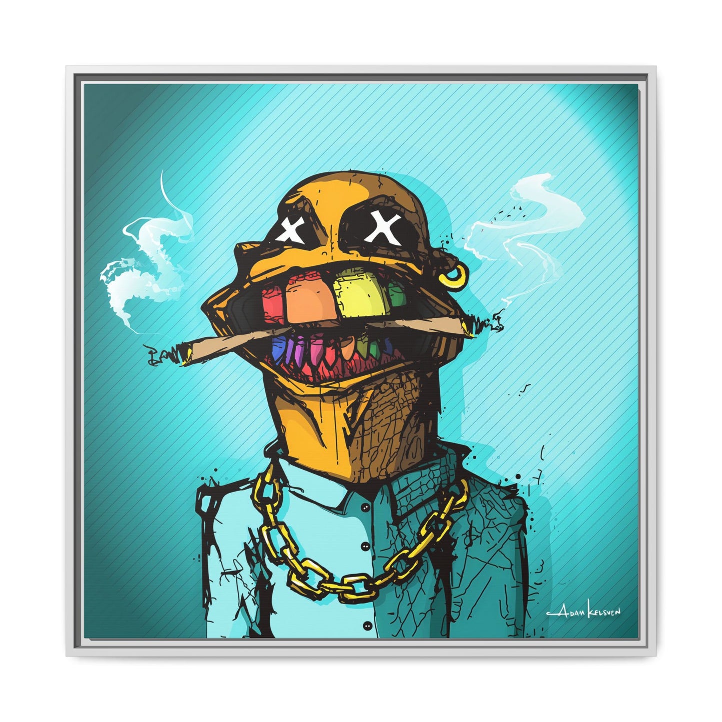 Creep #240 - Gallery Canvas Wraps, Square Frame