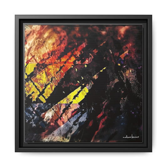 Fjords - Gallery Canvas Wrap, Square Frame