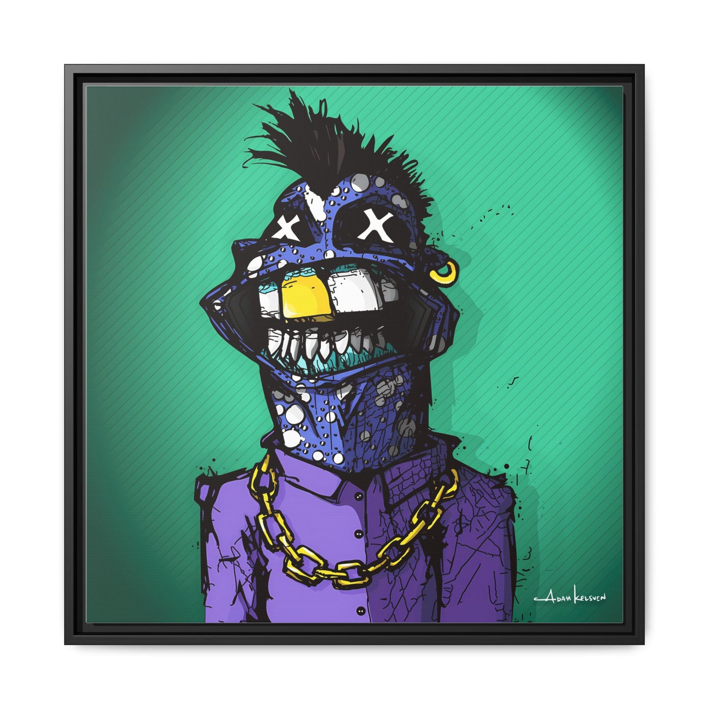 Creep #169 - Gallery Canvas Wraps, Square Frame