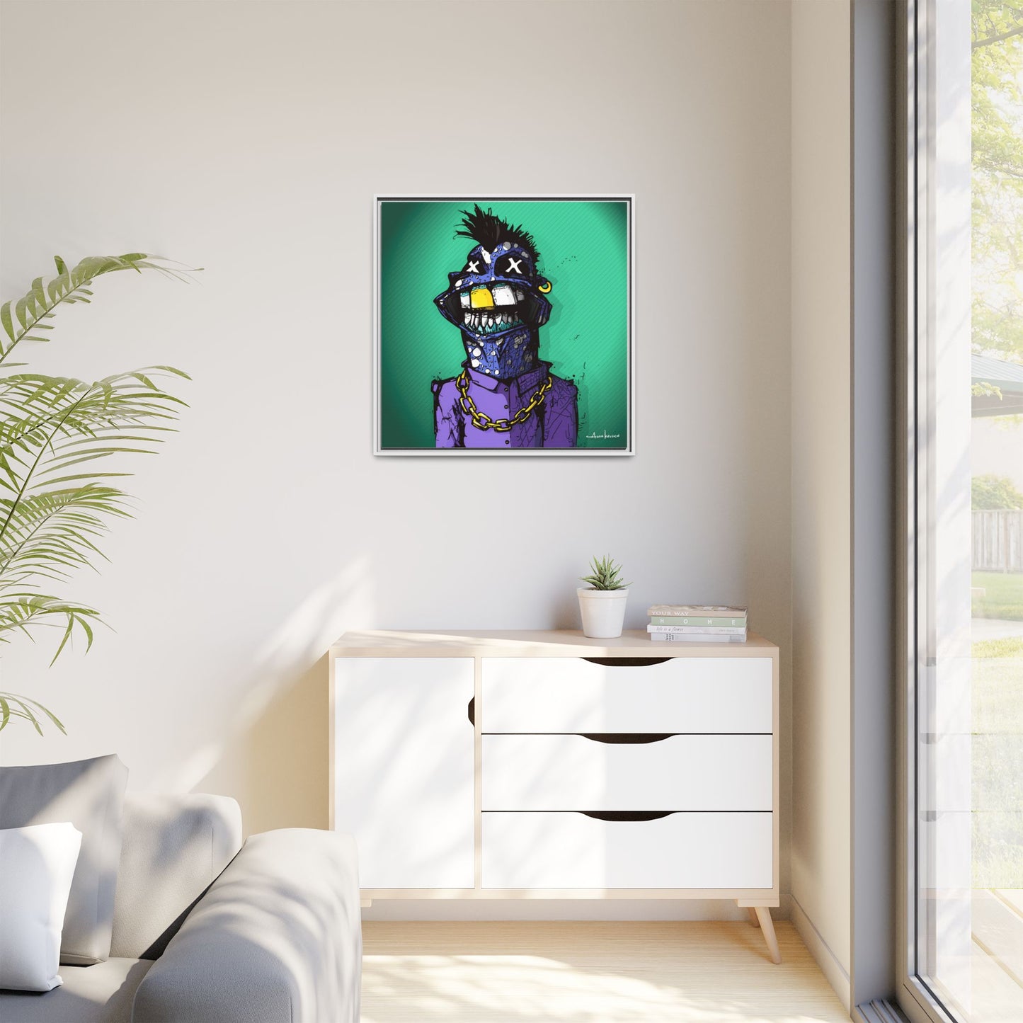 Creep #169 - Gallery Canvas Wraps, Square Frame