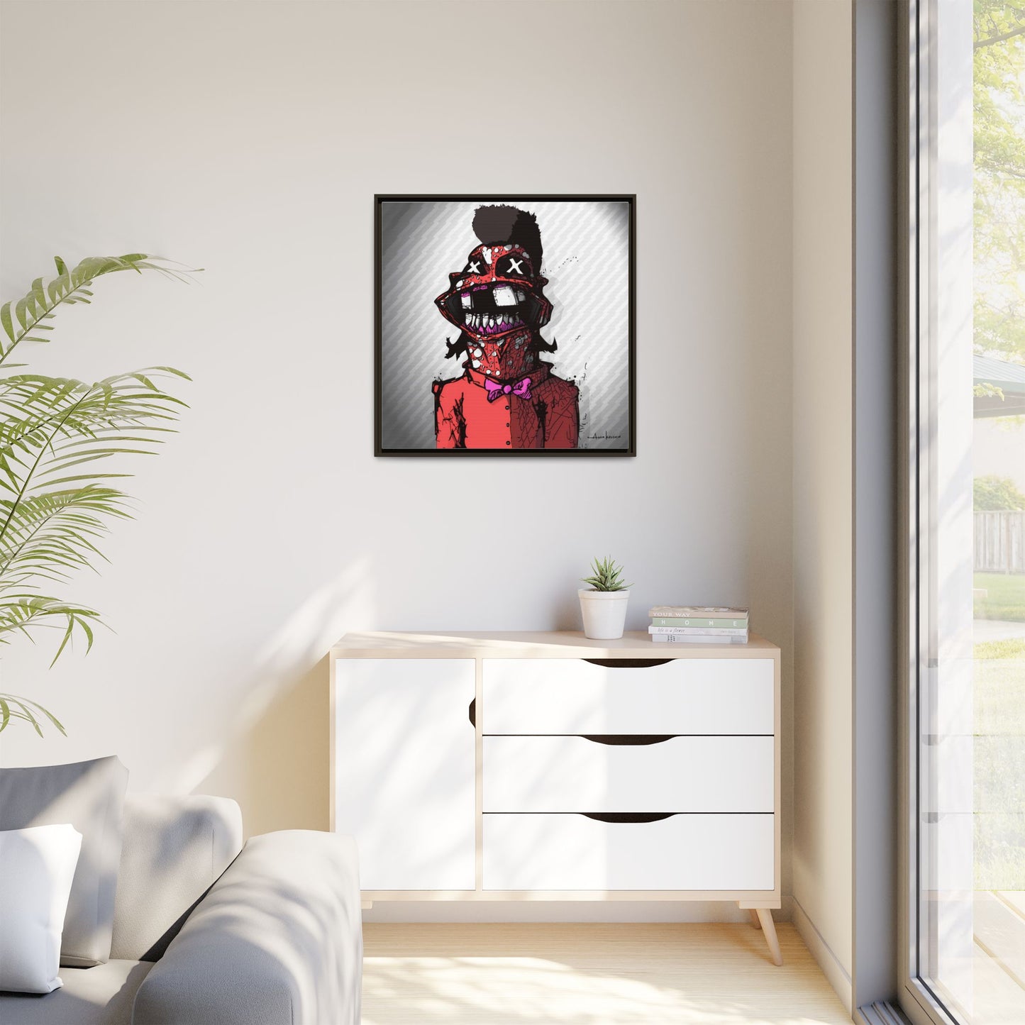 Creep #327 - Gallery Canvas Wraps, Square Frame