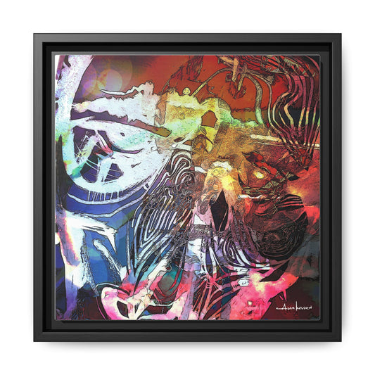 Machine - Gallery Canvas Wrap, Square Frame