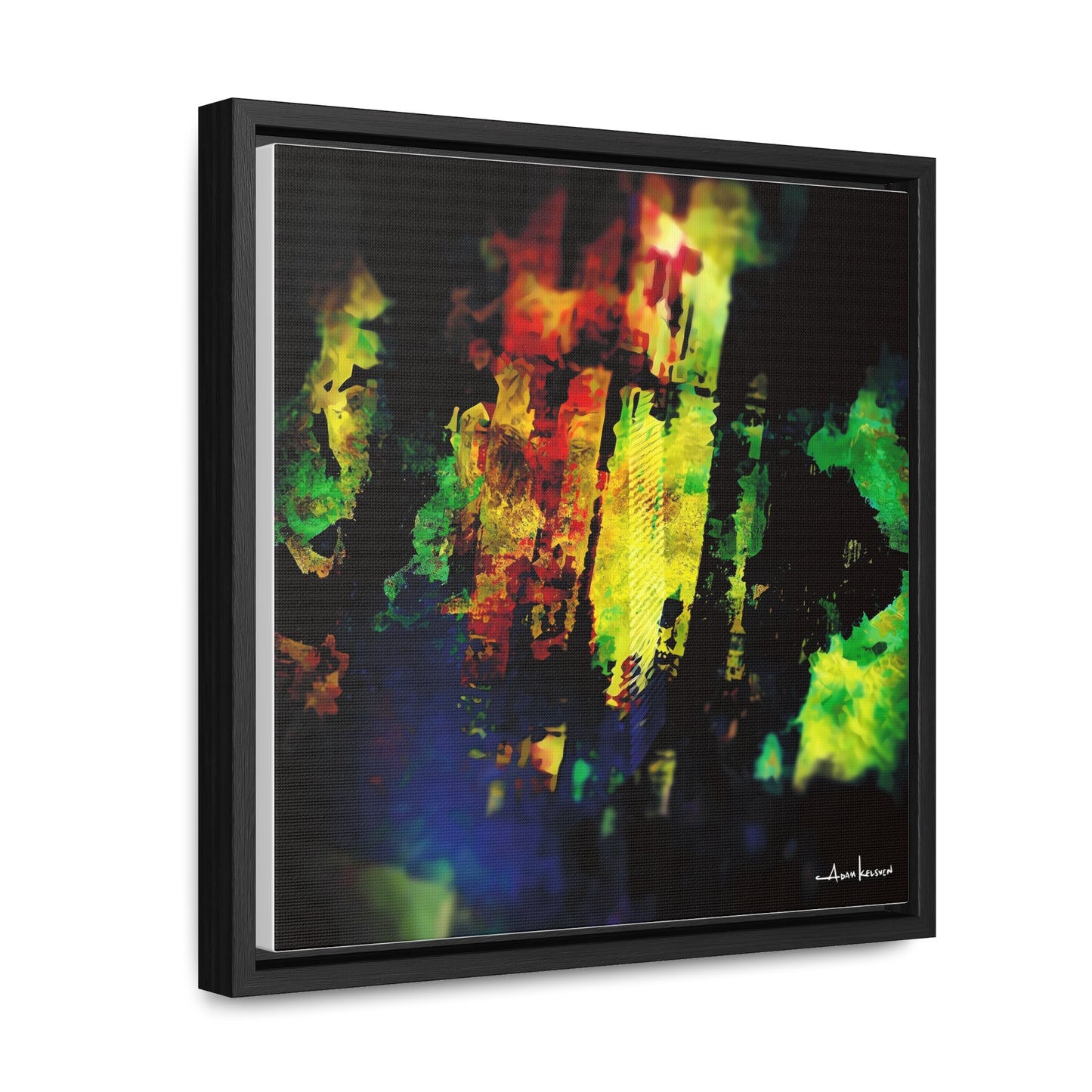 Digital Surface - Gallery Canvas Wrap, Square Frame