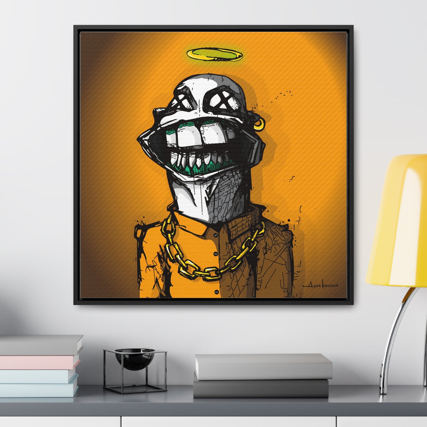 Creep #139 - Gallery Canvas Wraps, Square Frame