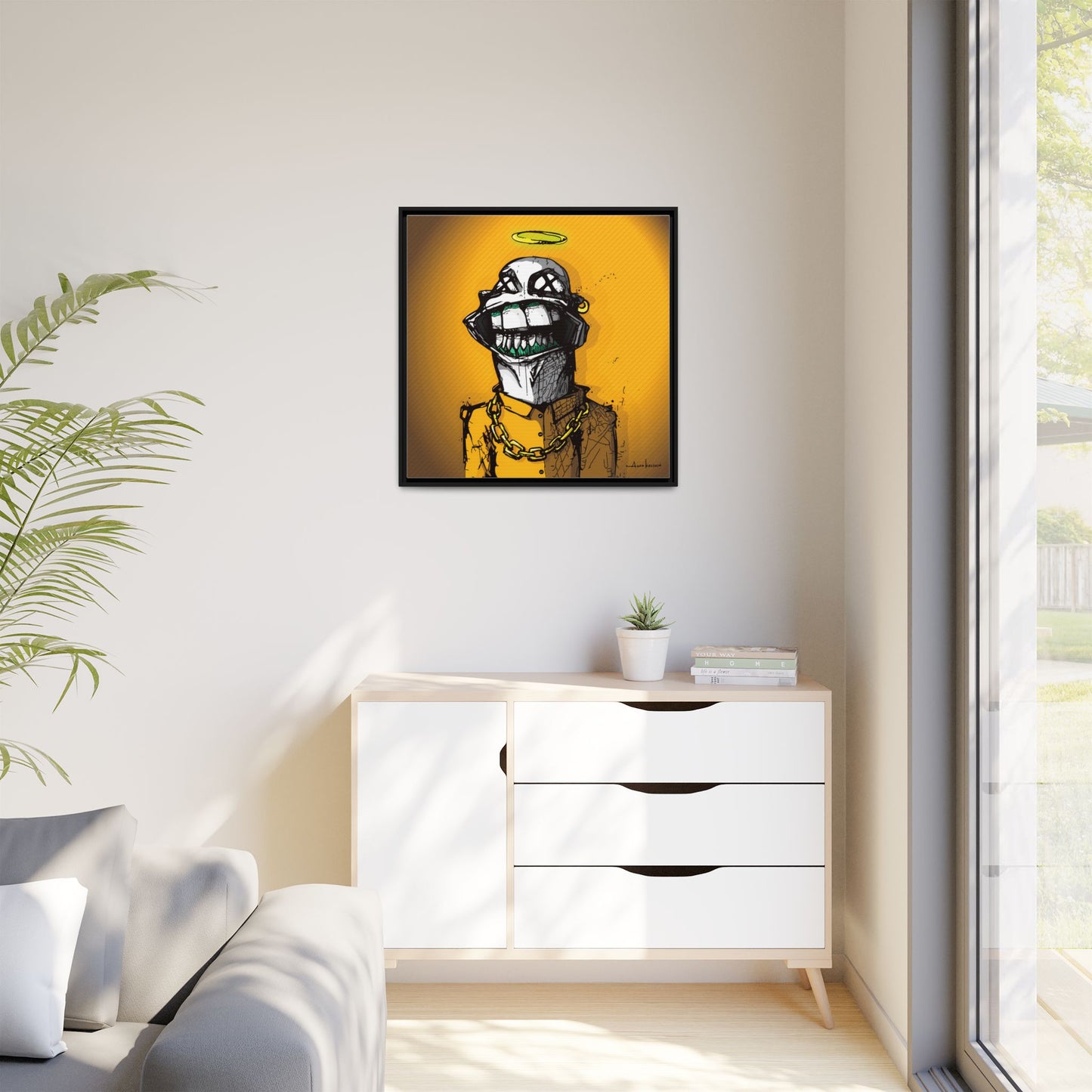 Creep #139 - Gallery Canvas Wraps, Square Frame