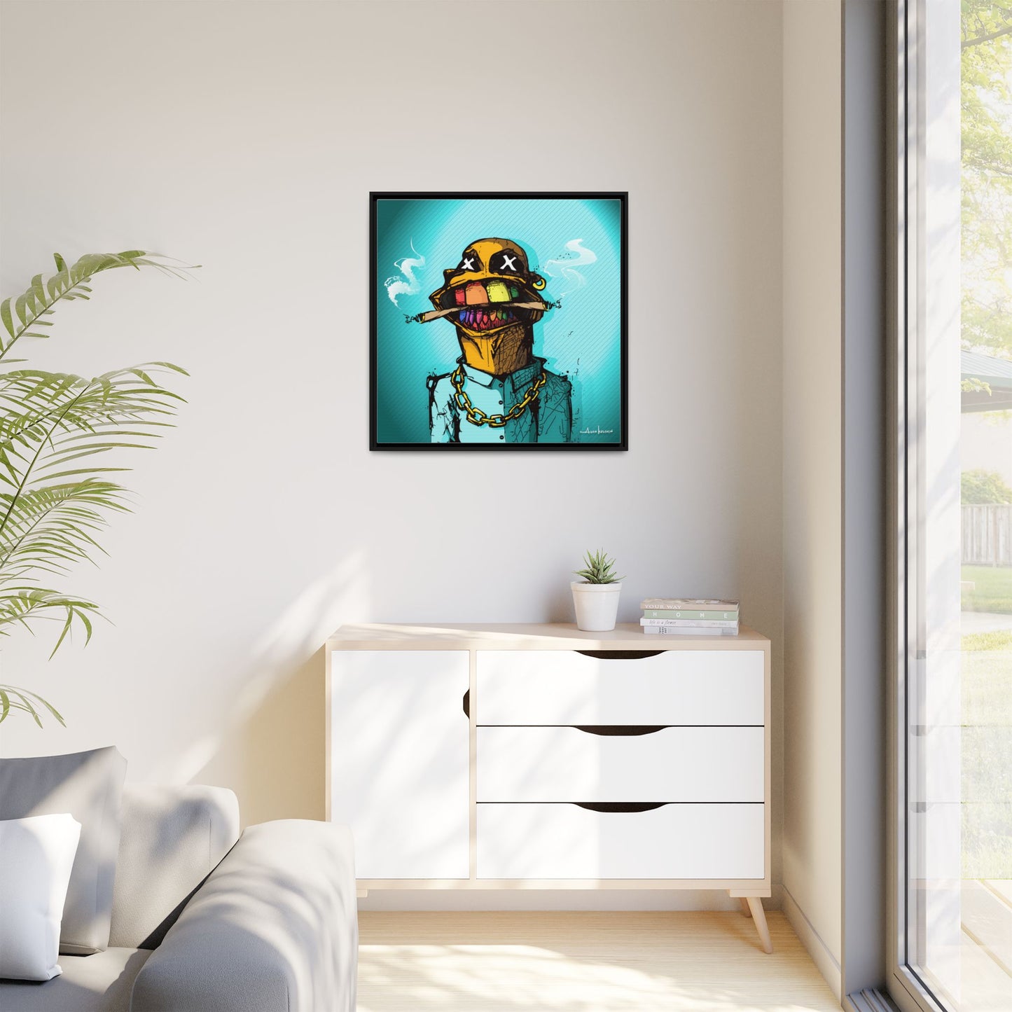 Creep #240 - Gallery Canvas Wraps, Square Frame
