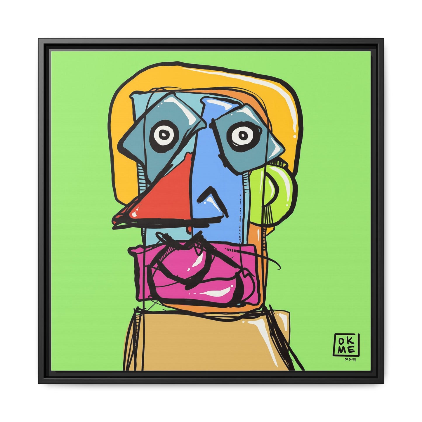 Norbit - Gallery Canvas Wrap, Square Frame