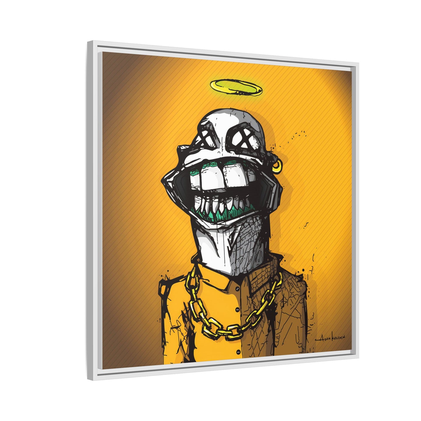Creep #139 - Gallery Canvas Wraps, Square Frame