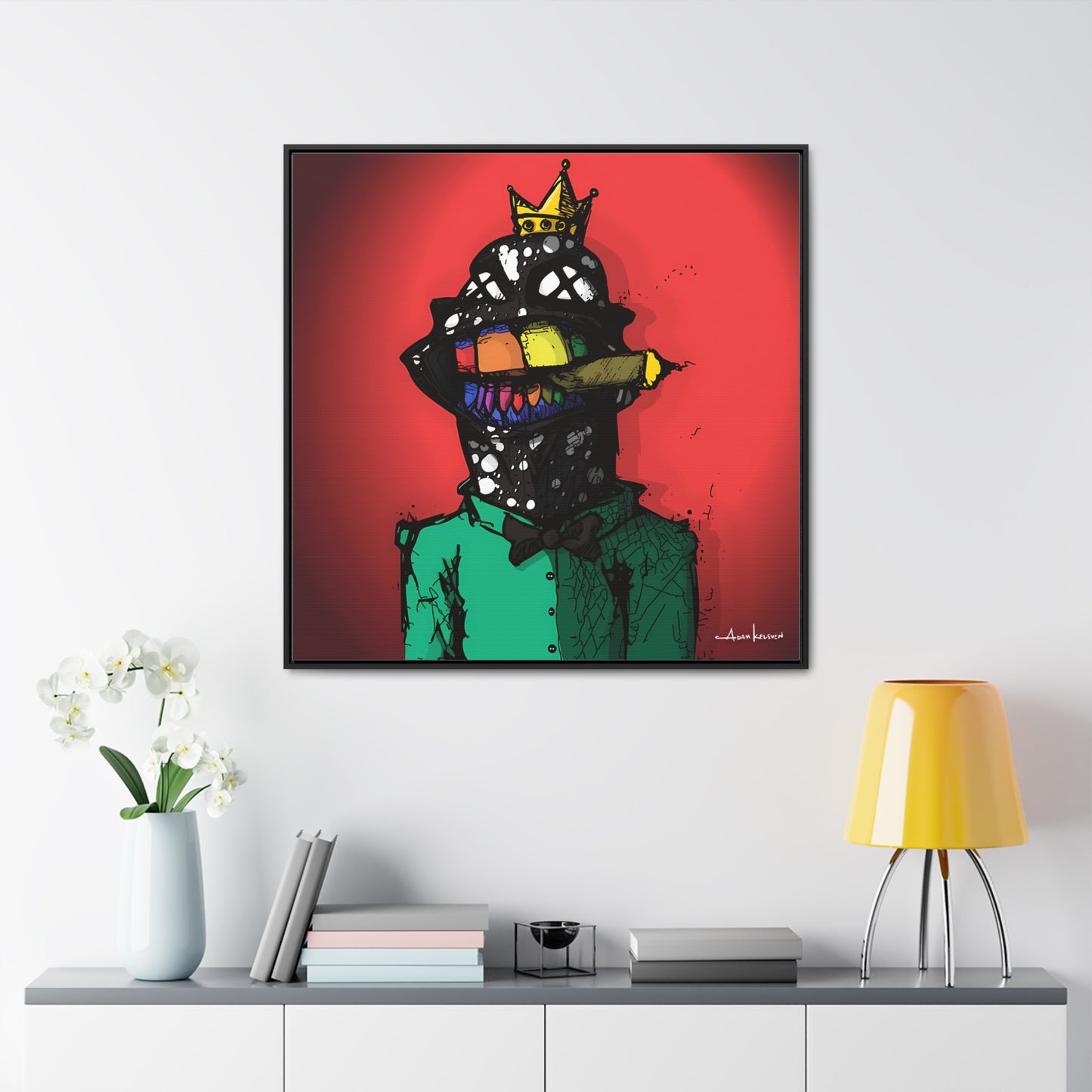 Creep #197 - Gallery Canvas Wraps, Square Frame