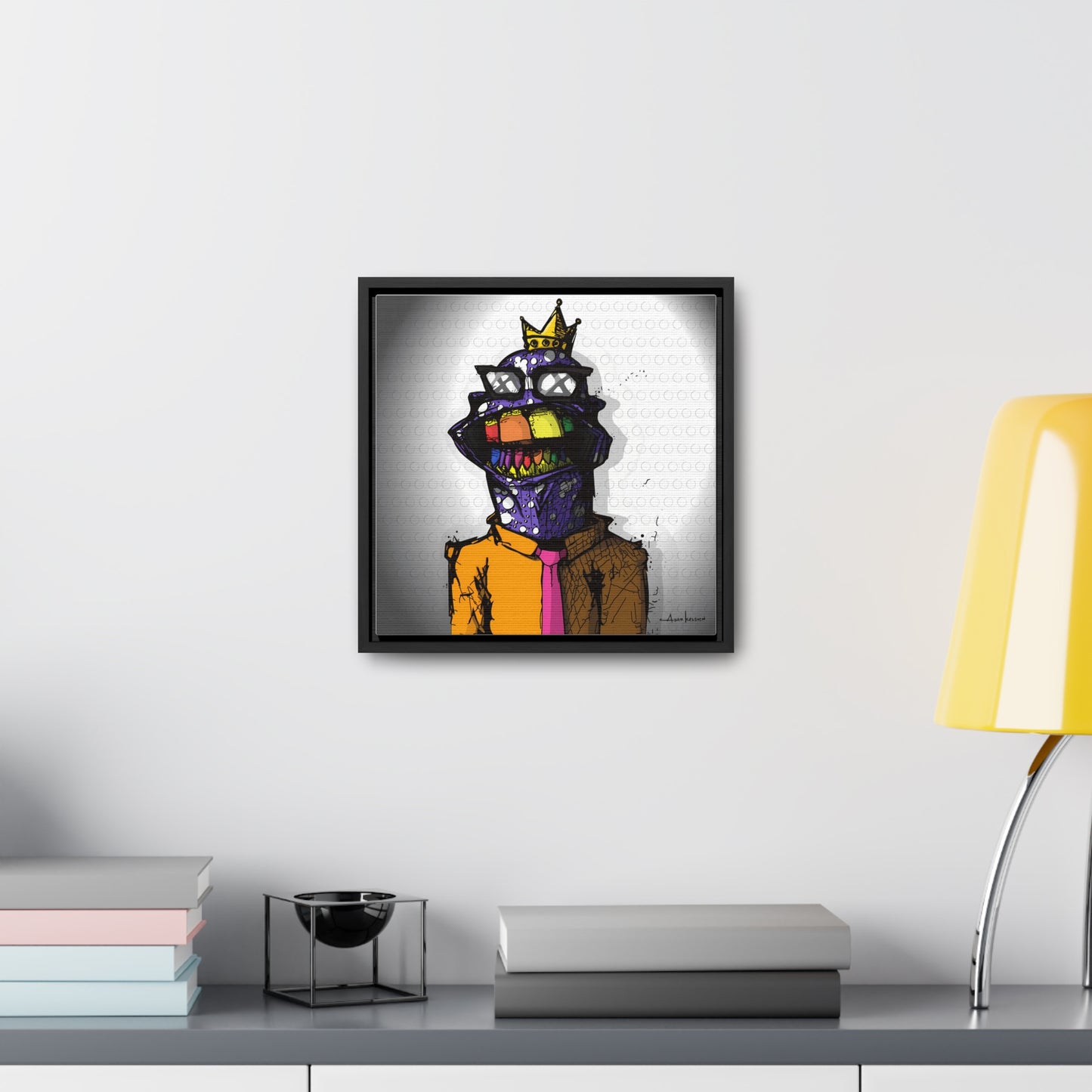 Creep #177 - Gallery Canvas Wraps, Square Frame