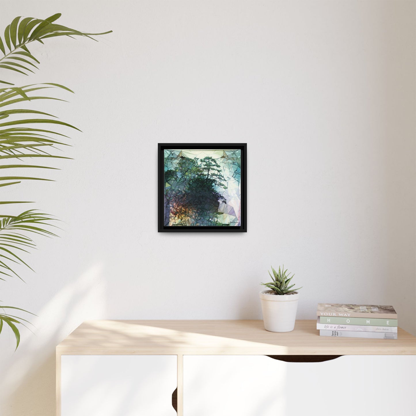 Dude, Bonsai - Gallery Canvas Wrap, Square Frame