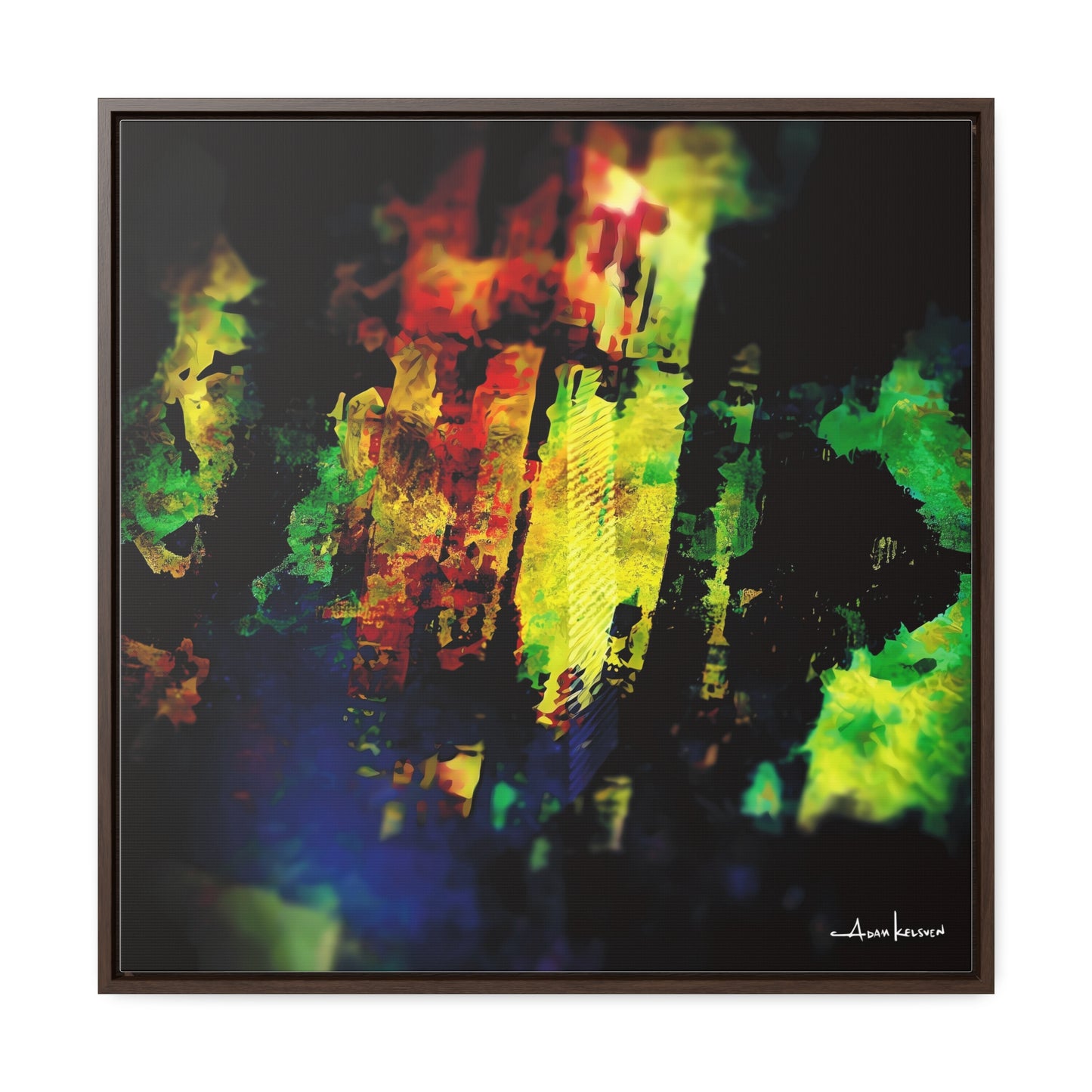 Digital Surface - Gallery Canvas Wrap, Square Frame