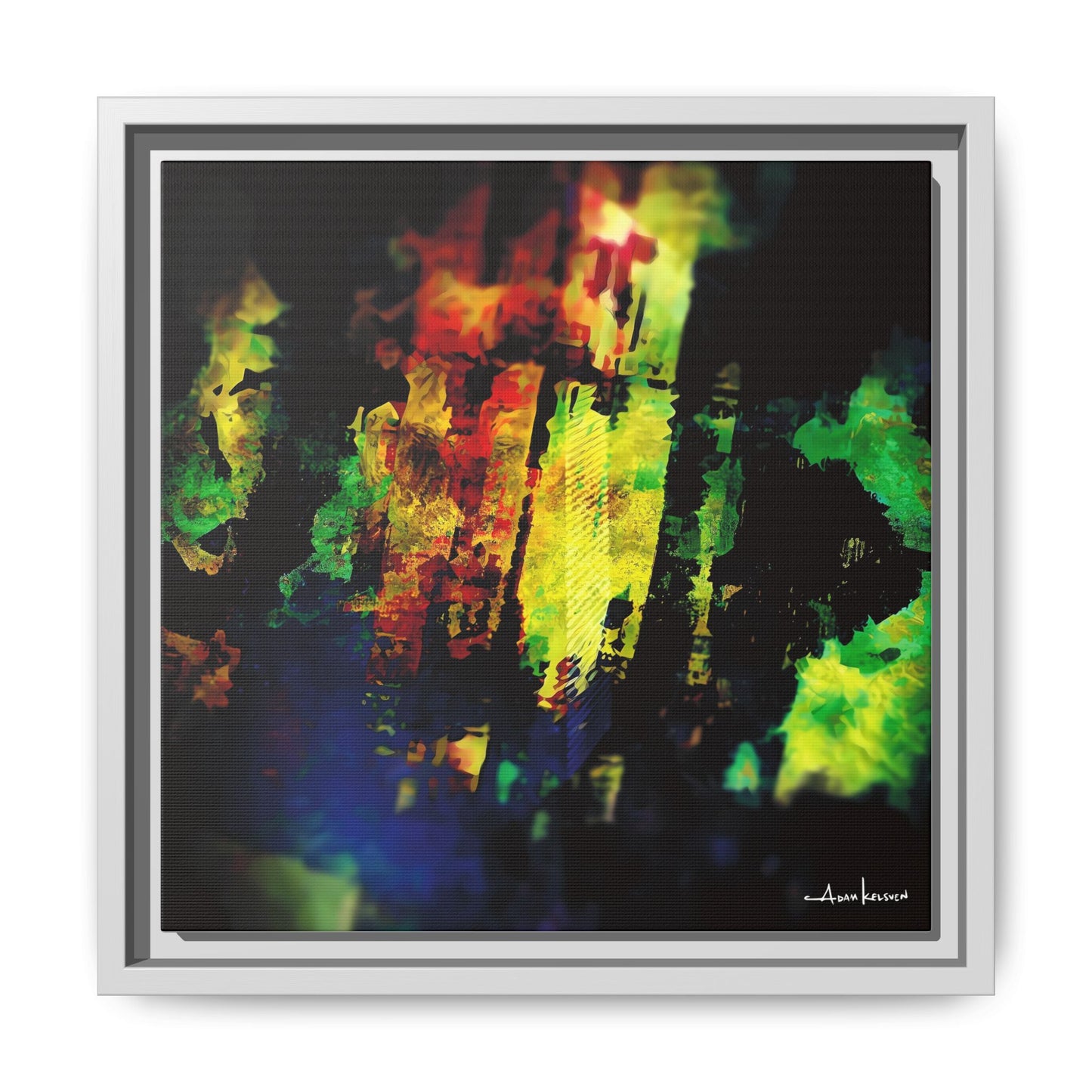 Digital Surface - Gallery Canvas Wrap, Square Frame