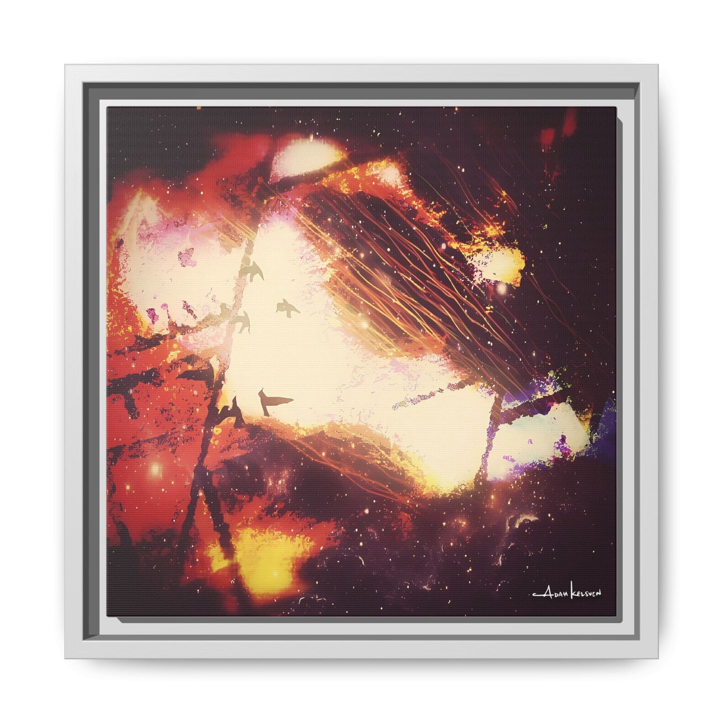 Universal Leak - Gallery Canvas Wrap, Square Frame