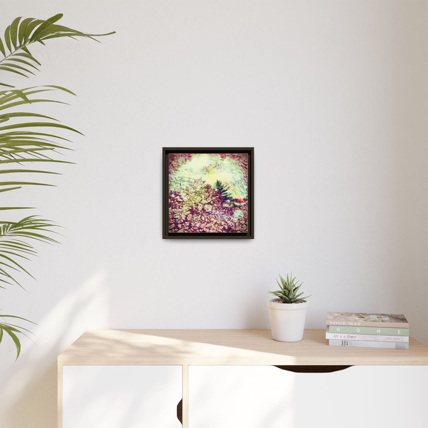 Caterpillar - Gallery Canvas Wrap, Square Frame