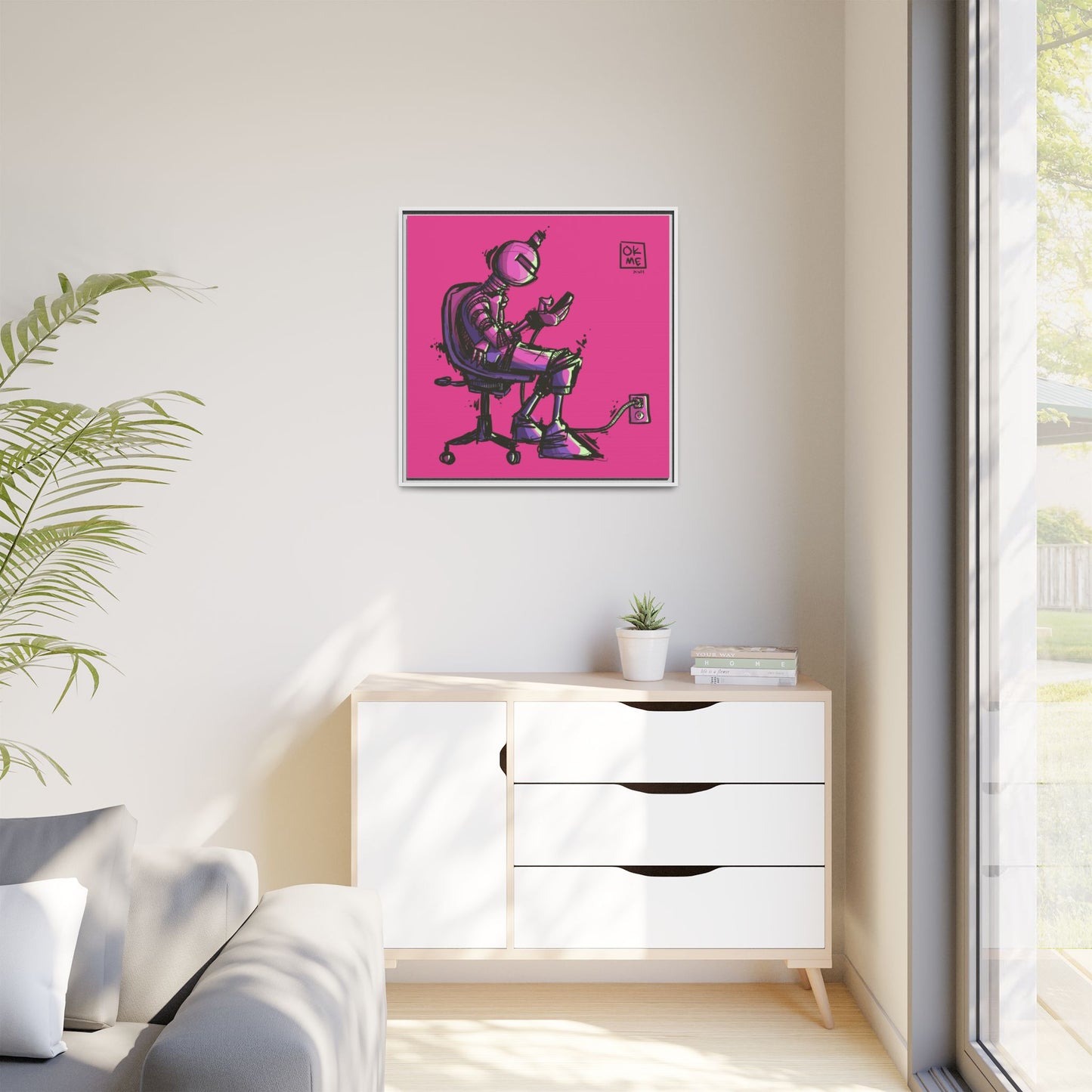 Updates - Gallery Canvas Wrap, Square Frame
