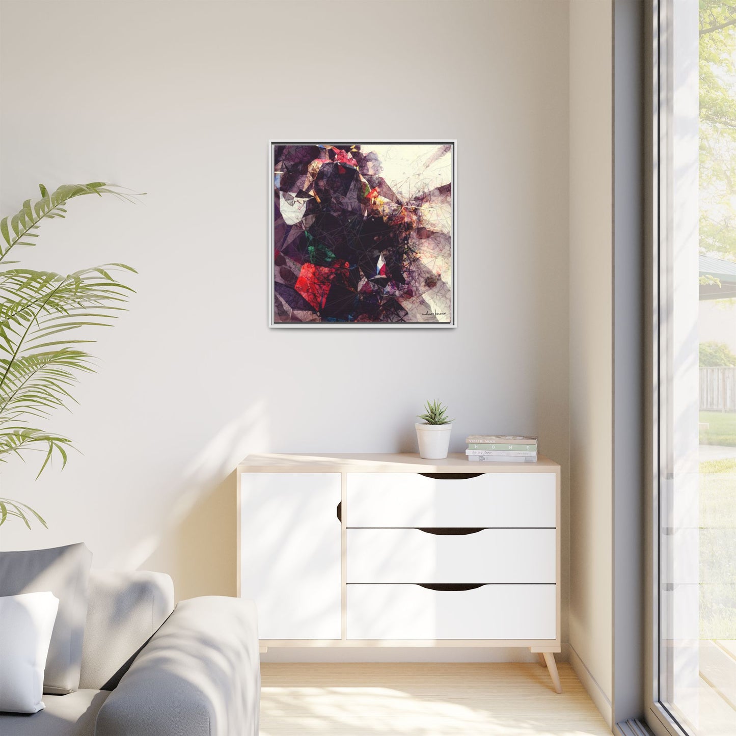 Scarecrow - Gallery Canvas Wrap, Square Frame