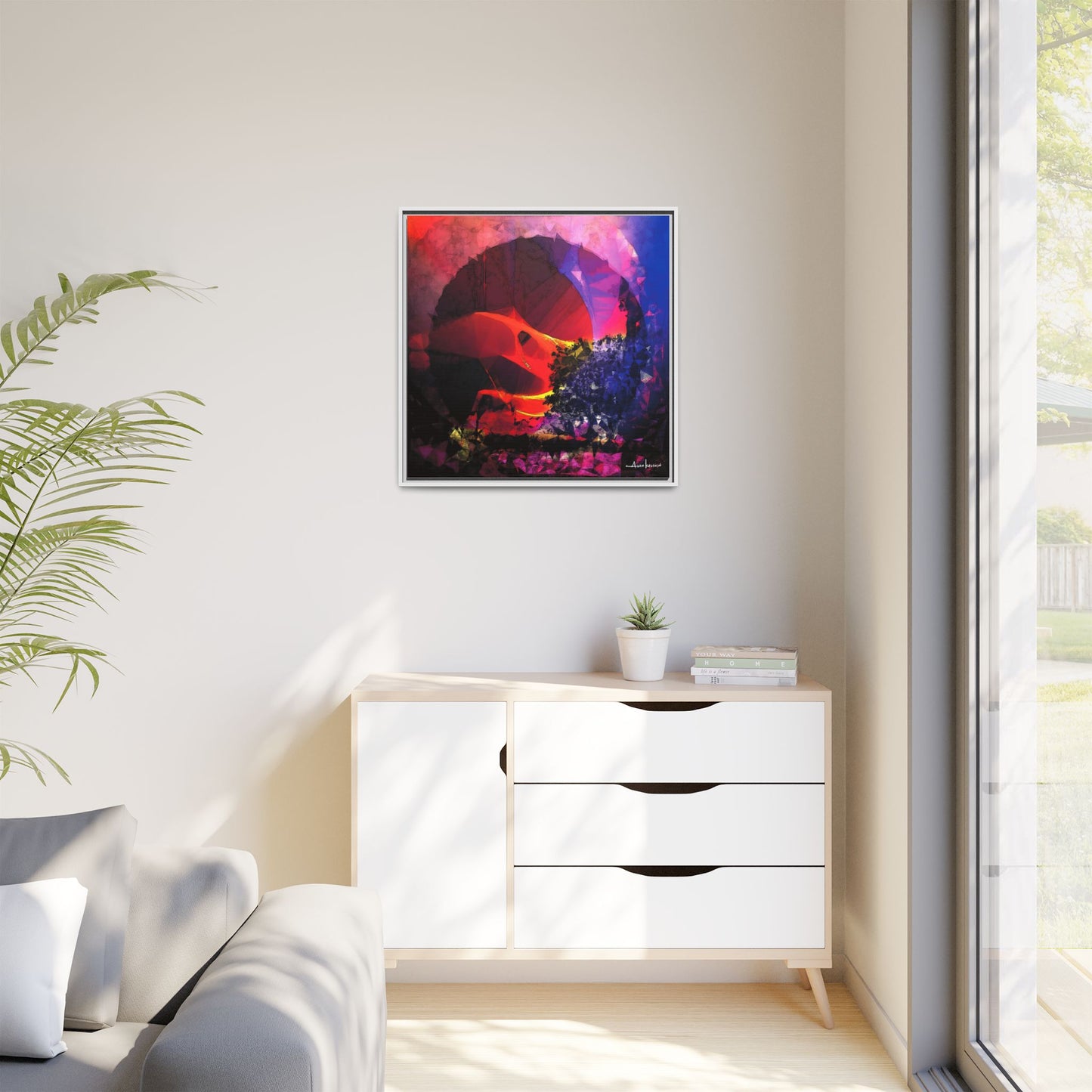 Dohmb - Gallery Canvas Wrap, Square Frame