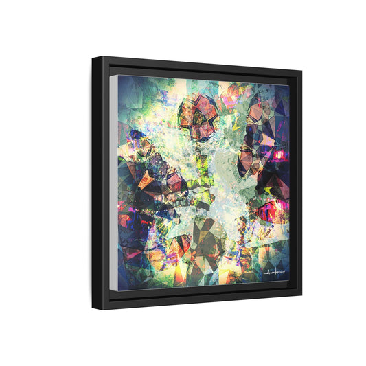 Gentlemanly Conversation - Gallery Canvas Wrap, Square Frame