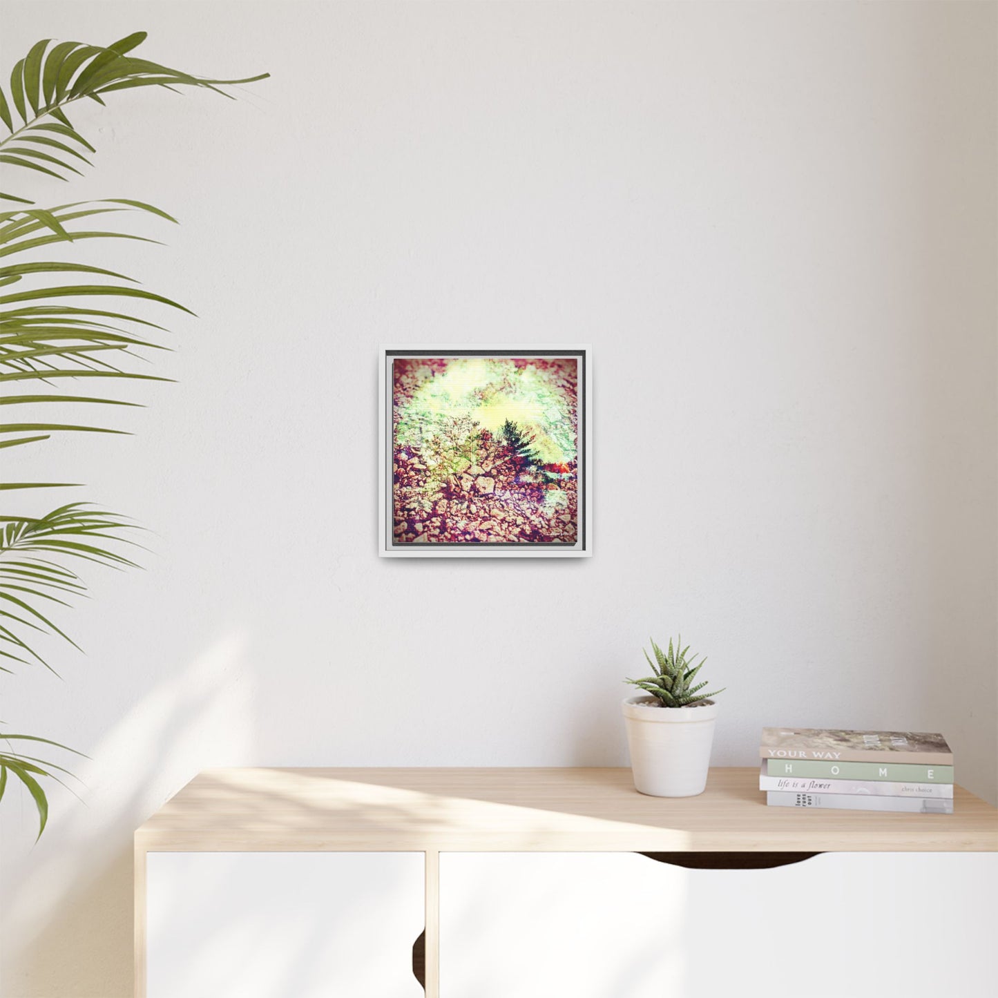 Caterpillar - Gallery Canvas Wrap, Square Frame