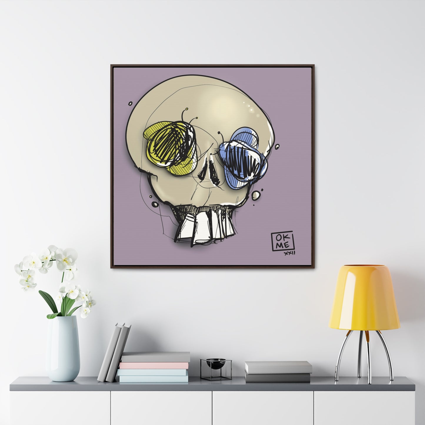 Pearl - Gallery Canvas Wrap, Square Frame