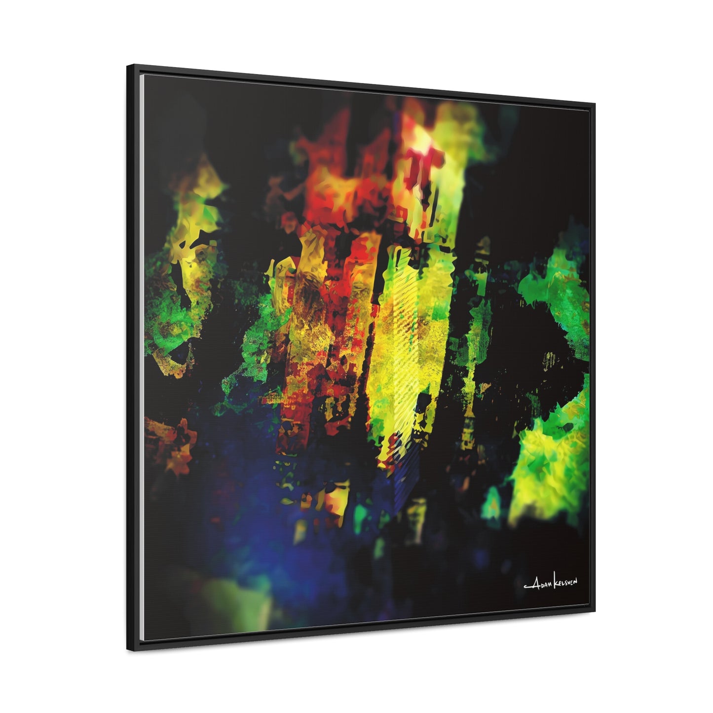 Digital Surface - Gallery Canvas Wrap, Square Frame