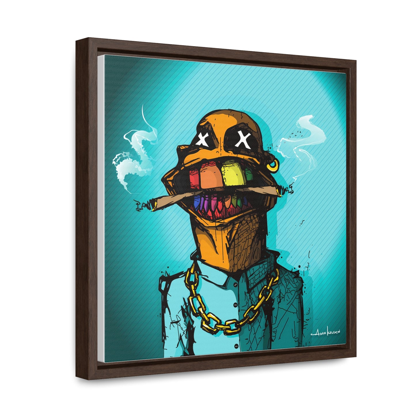 Creep #240 - Gallery Canvas Wraps, Square Frame