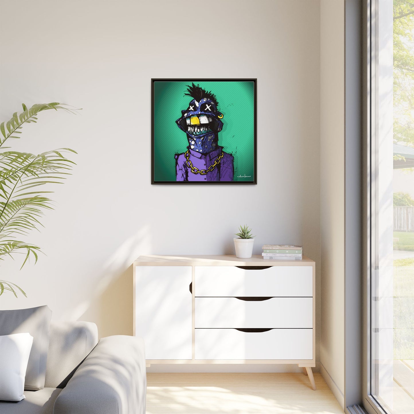 Creep #169 - Gallery Canvas Wraps, Square Frame