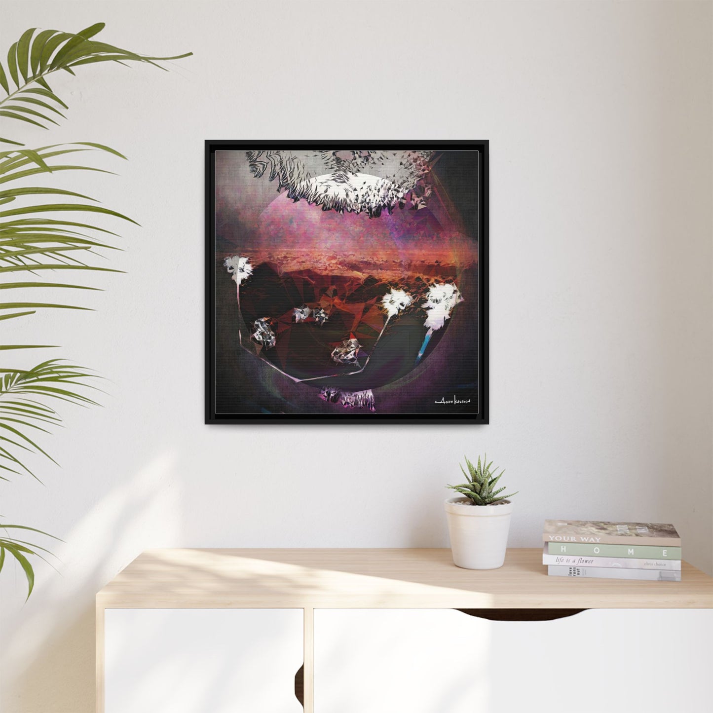 Bunny - Gallery Canvas Wrap, Square Frame
