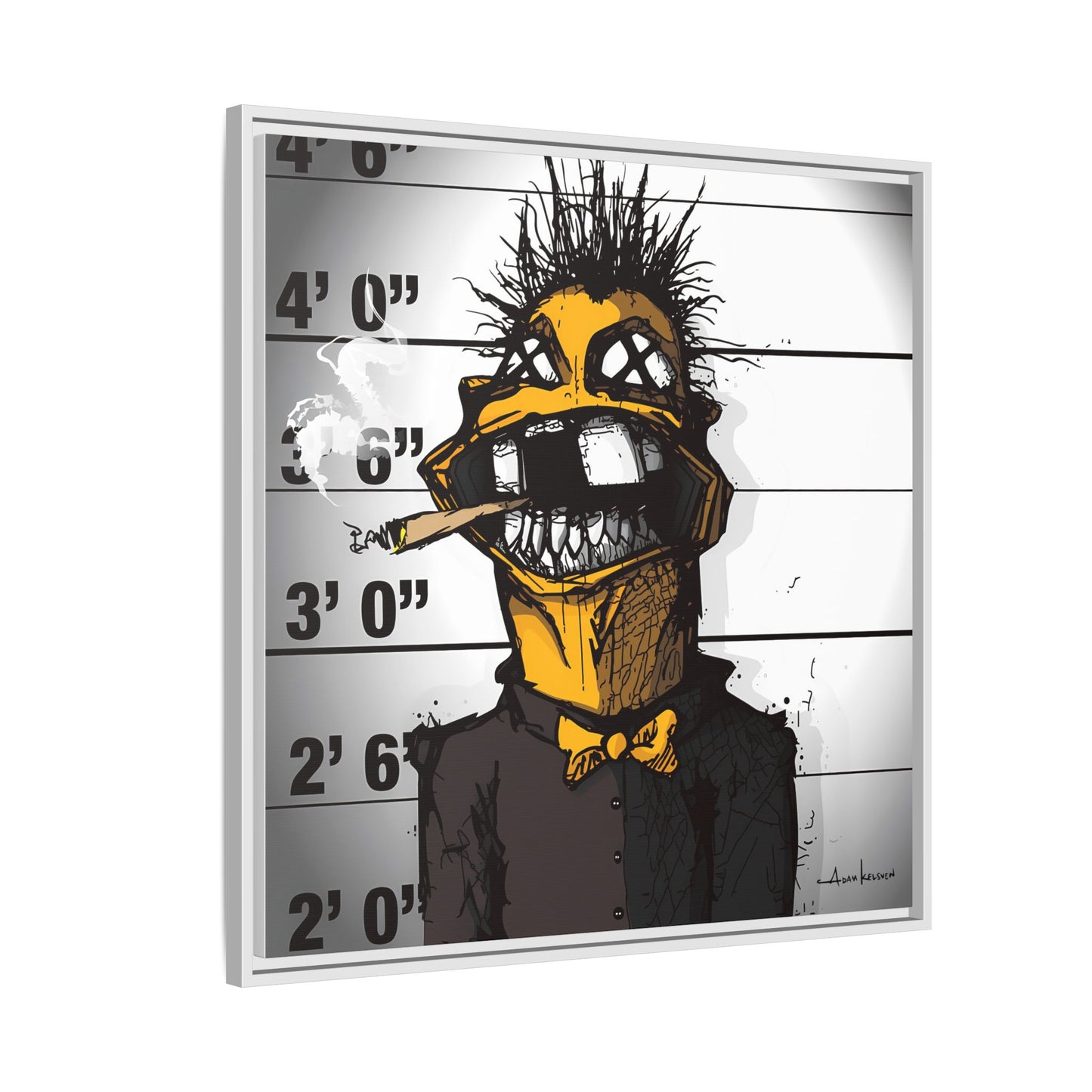 Creep #323 - Gallery Canvas Wraps, Square Frame