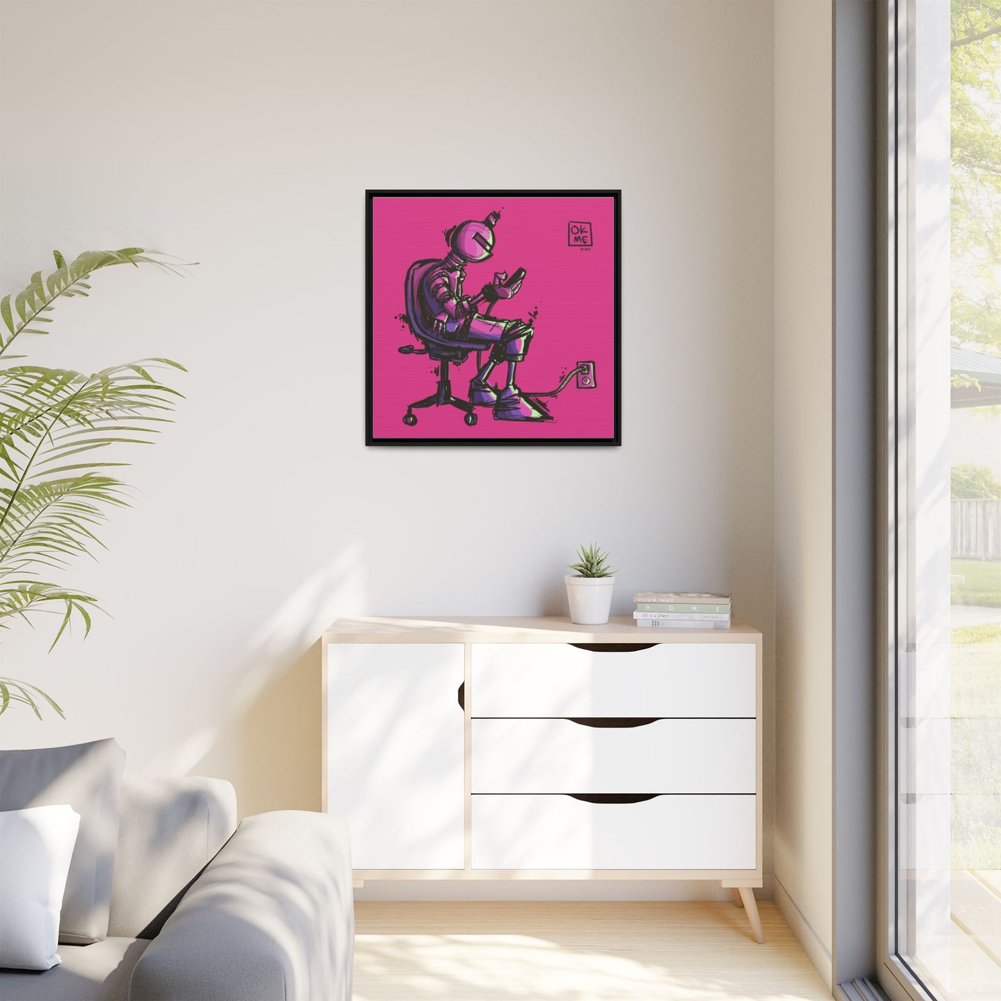 Updates - Gallery Canvas Wrap, Square Frame