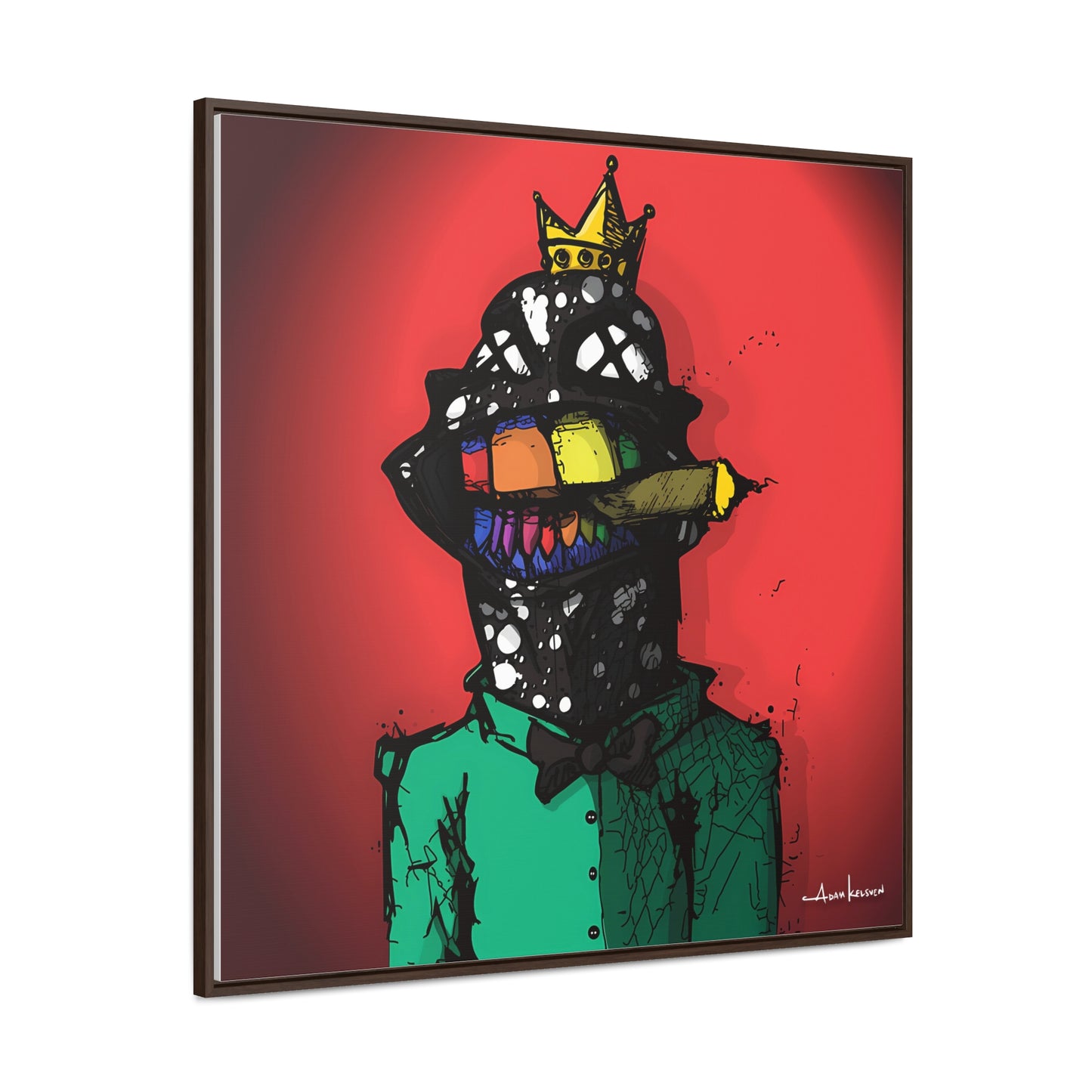 Creep #197 - Gallery Canvas Wraps, Square Frame