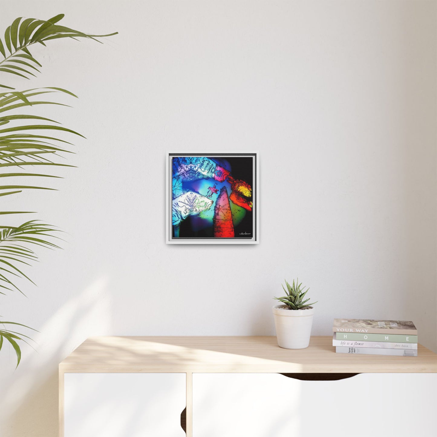 You Digital Turtle - Gallery Canvas Wrap, Square Frame