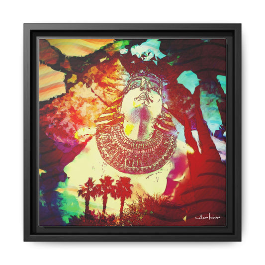 West Quest - Gallery Canvas Wrap, Square Frame
